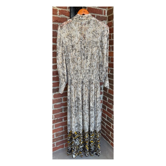 NWOT Anthropologie Conditions Apply Avimanya Sheer Shimmer Maxi Dress Size Small - Picture 11 of 14